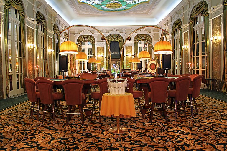 The casino of the Grand Hotel Pupp